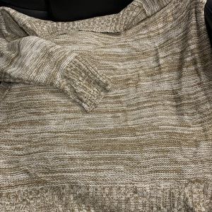 Wide neck/ shoulder sweater